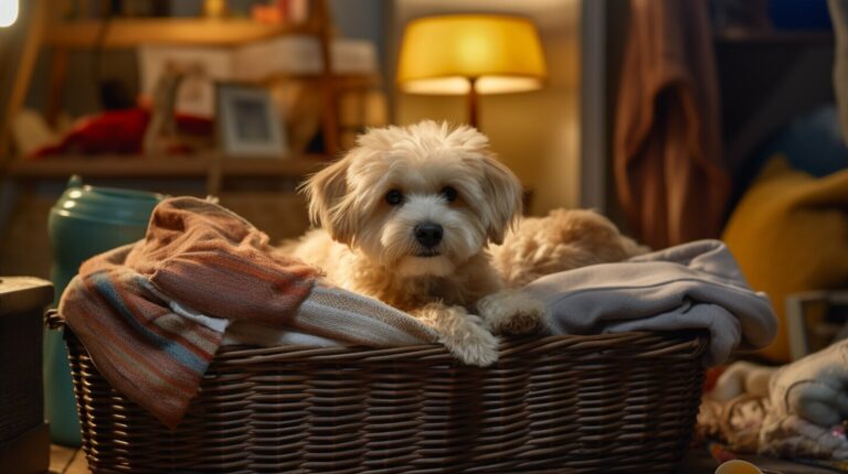 warum scharren hunde im körbchen